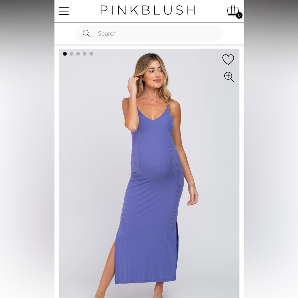 PINKBLUSH Purple Slip Dress